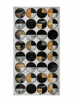 Art Circle Svart/Guld – Gångmatta