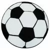 Atlas Fotboll Svart/Vit – Rund Barnmatta