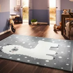 Atlas Lama Grå – Barnmatta