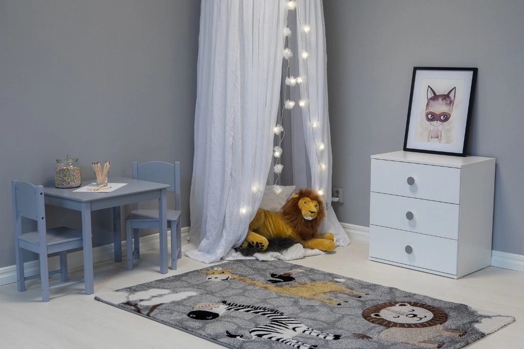 Atlas Savannen Grå – Barnmatta - Bild 4