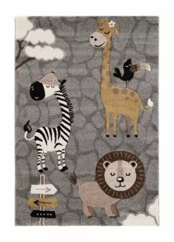 Atlas Savannen Grå – Barnmatta