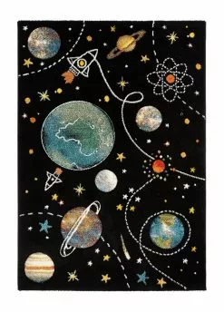Atlas Space Svart – Barnmatta