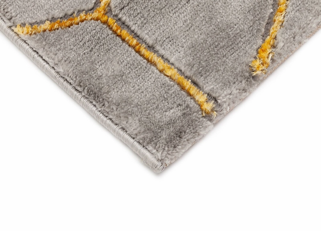 Diamond Cube Antracit/Guld – Gångmatta - Bild 2