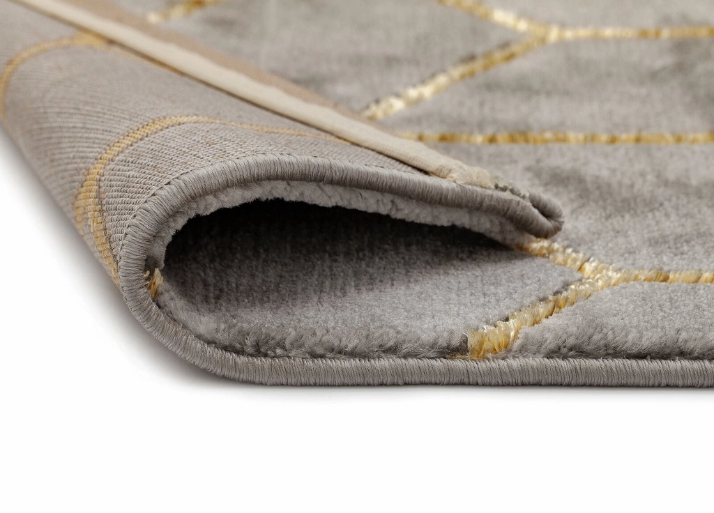 Diamond Cube Antracit/Guld – Gångmatta - Bild 3