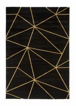 Diamond Lines Guld – Gångmatta