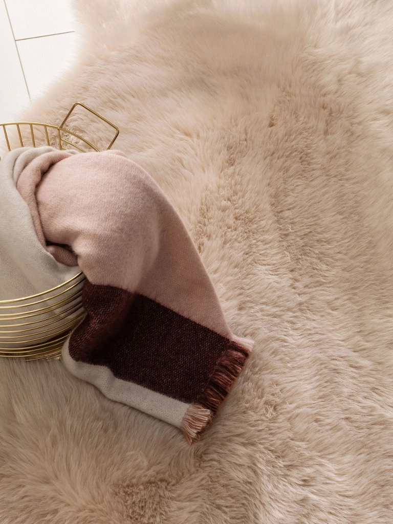 Faux Fur Beige – Matta - Bild 2
