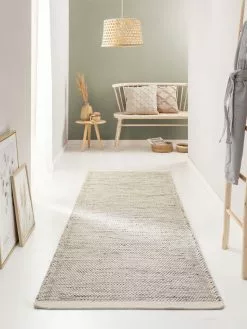 Graham Beige/Svart – Handvävd Gångmatta