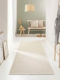 Graham Vit – Handvävd Gångmatta