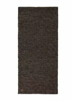Gripsholm Svart – Handvävd Gångmatta