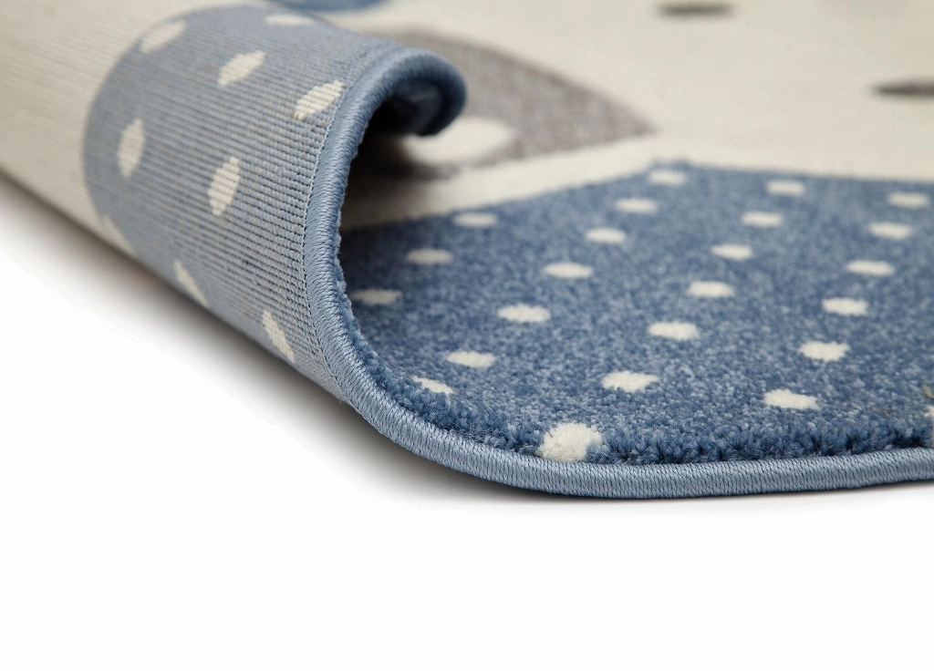 Indigo King Blå – Rund Barnmatta - Bild 3