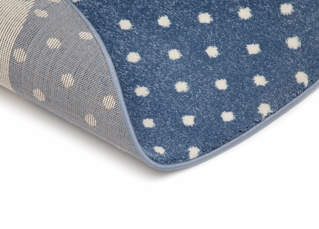 Indigo King Blå – Rund Barnmatta - Bild 4