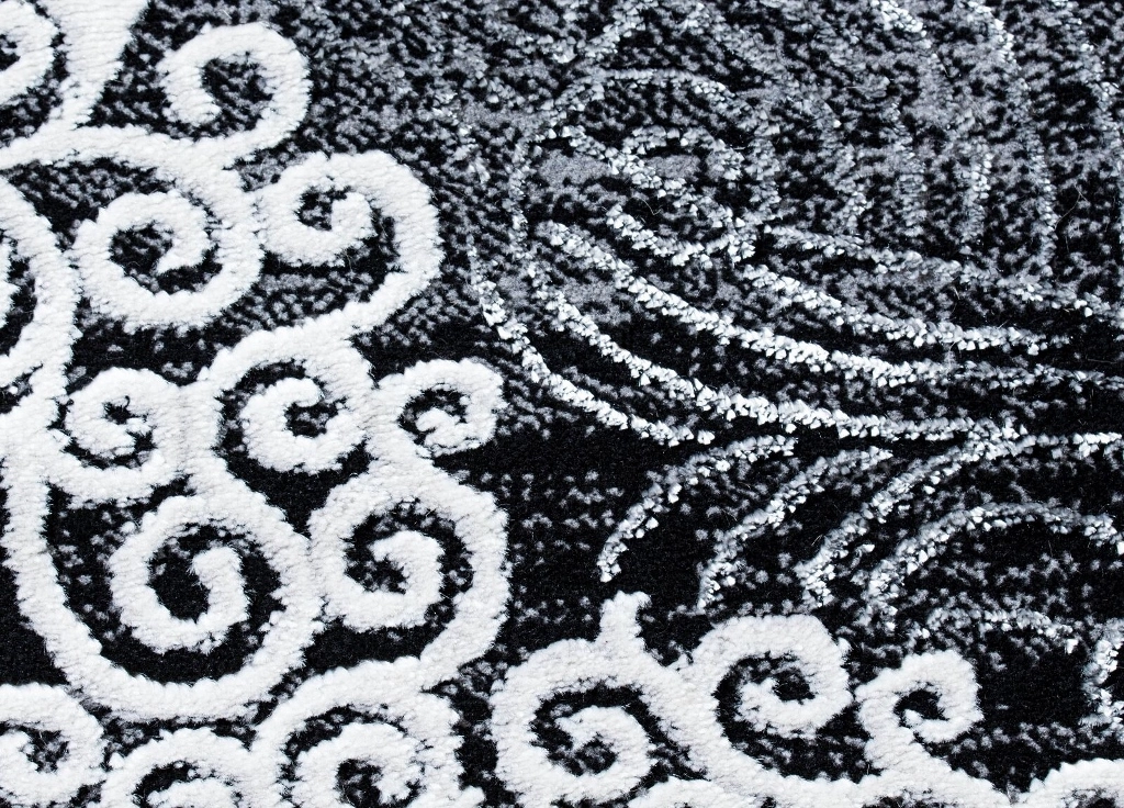 Kameha Medallion Svart – Gångmatta - Bild 2