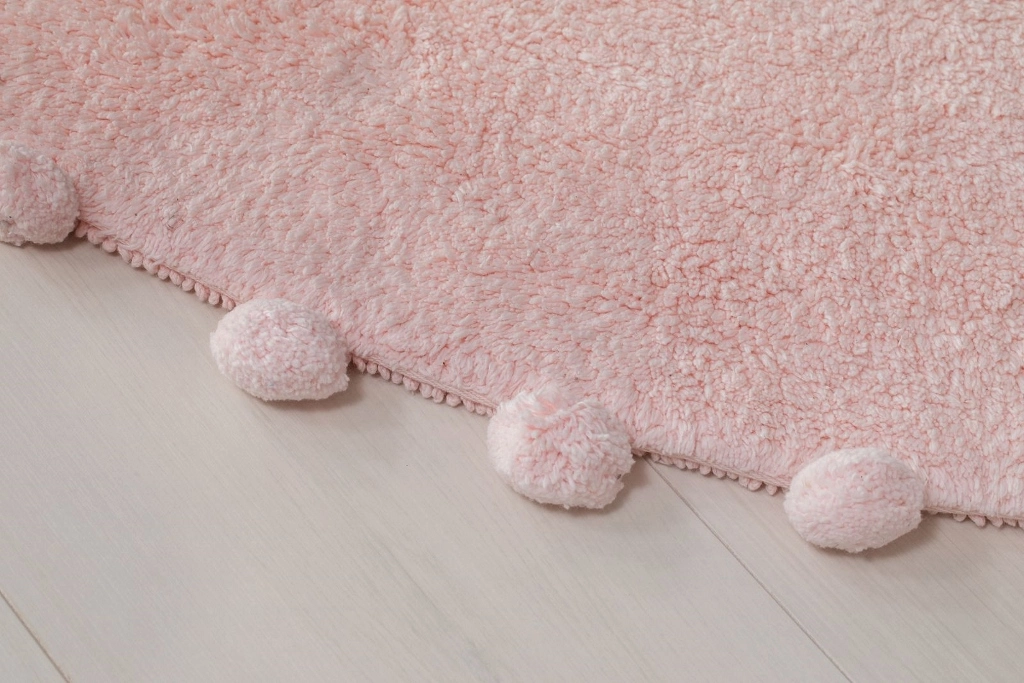 Karamell Rosa – Rund Barnmatta - Bild 2