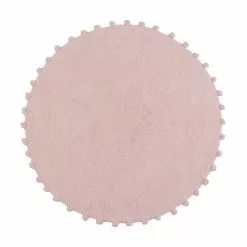 Karamell Rosa – Rund Barnmatta