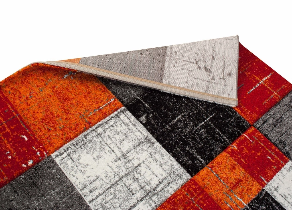 London Square Röd/Orange – Gångmatta - Bild 4