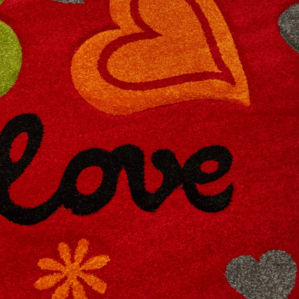 Love Röd – Barnmatta - Bild 2