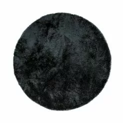 Madison Svart/Grå – Rund Ryamatta