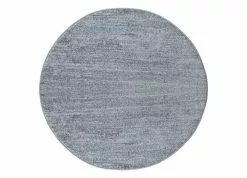 Melange Grå – Rund Matta