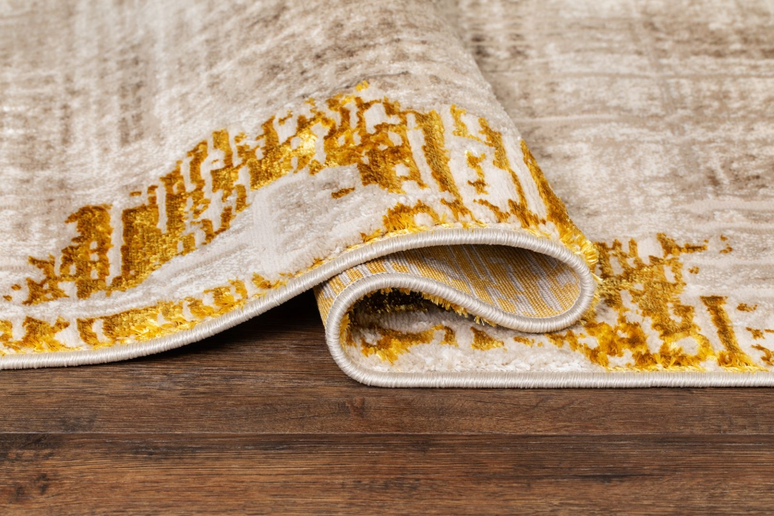 Moody Natur/Guld – Gångmatta - Bild 3