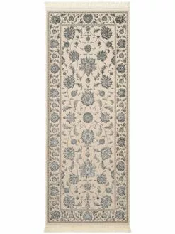 Nain Flower Beige/Blå – Gångmatta