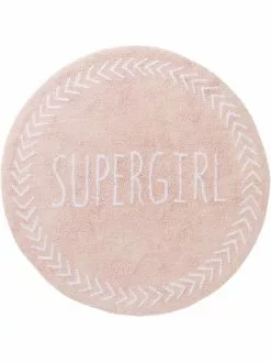 Supergirl Rosa – Rund Matta