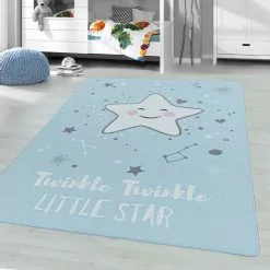 Twinkle Twinkle Blå – Barnmatta