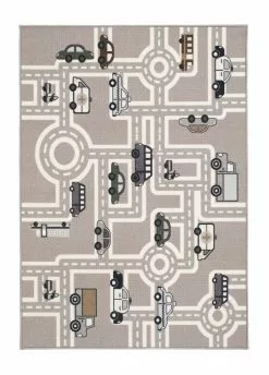 Vägmatta Gummerad Grå – Barnmatta