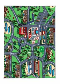 Vägmatta Gummerad Multi – Barnmatta